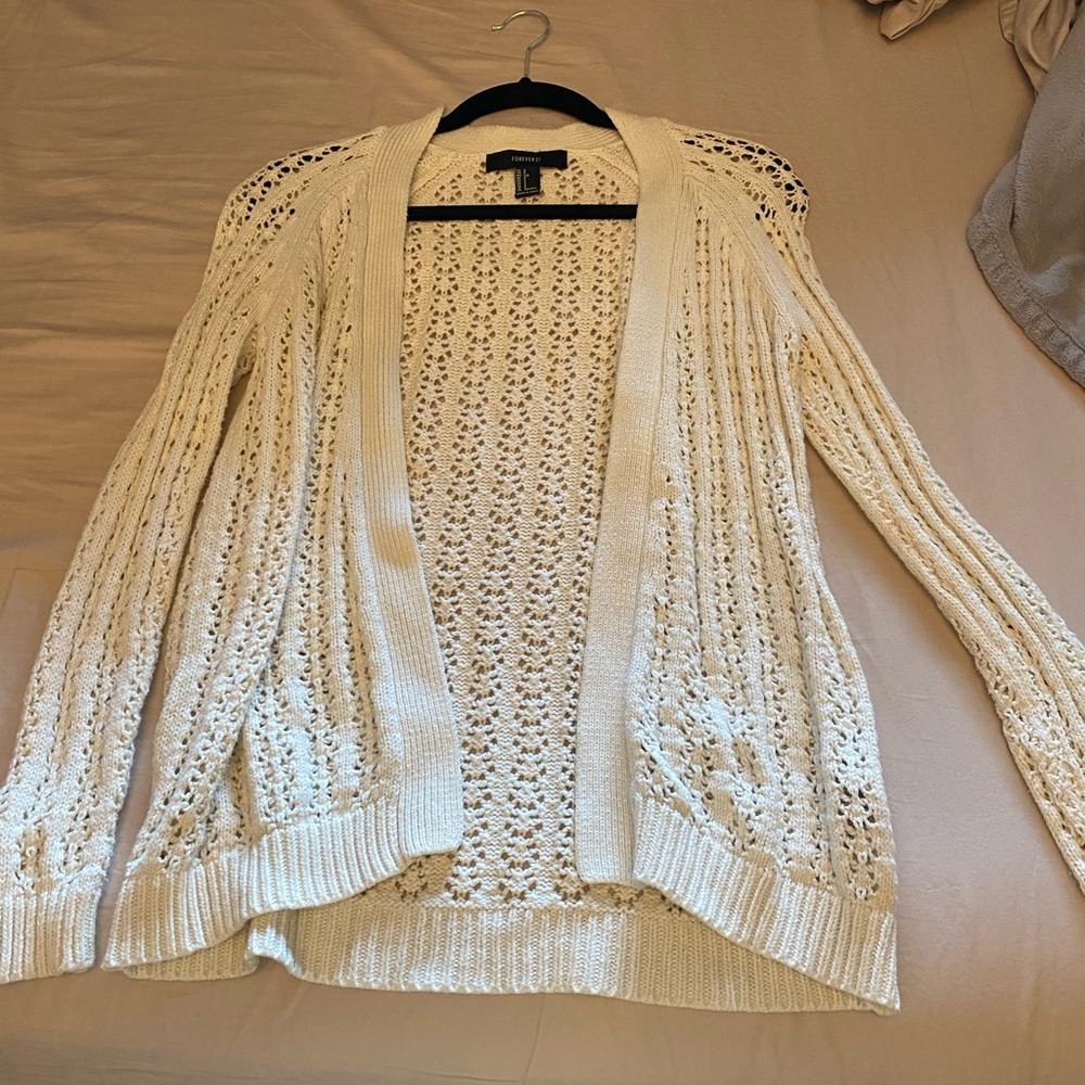 Cream colored cardigan🎉